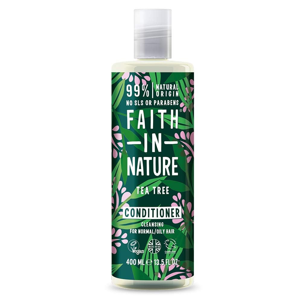 Faith In Nature Organic Aloe Vera Conditioner, Soothing for Normal Hair & Scalp, Vegan & Cruelty Free, No SLS, Silicones or Parabens, 400ml