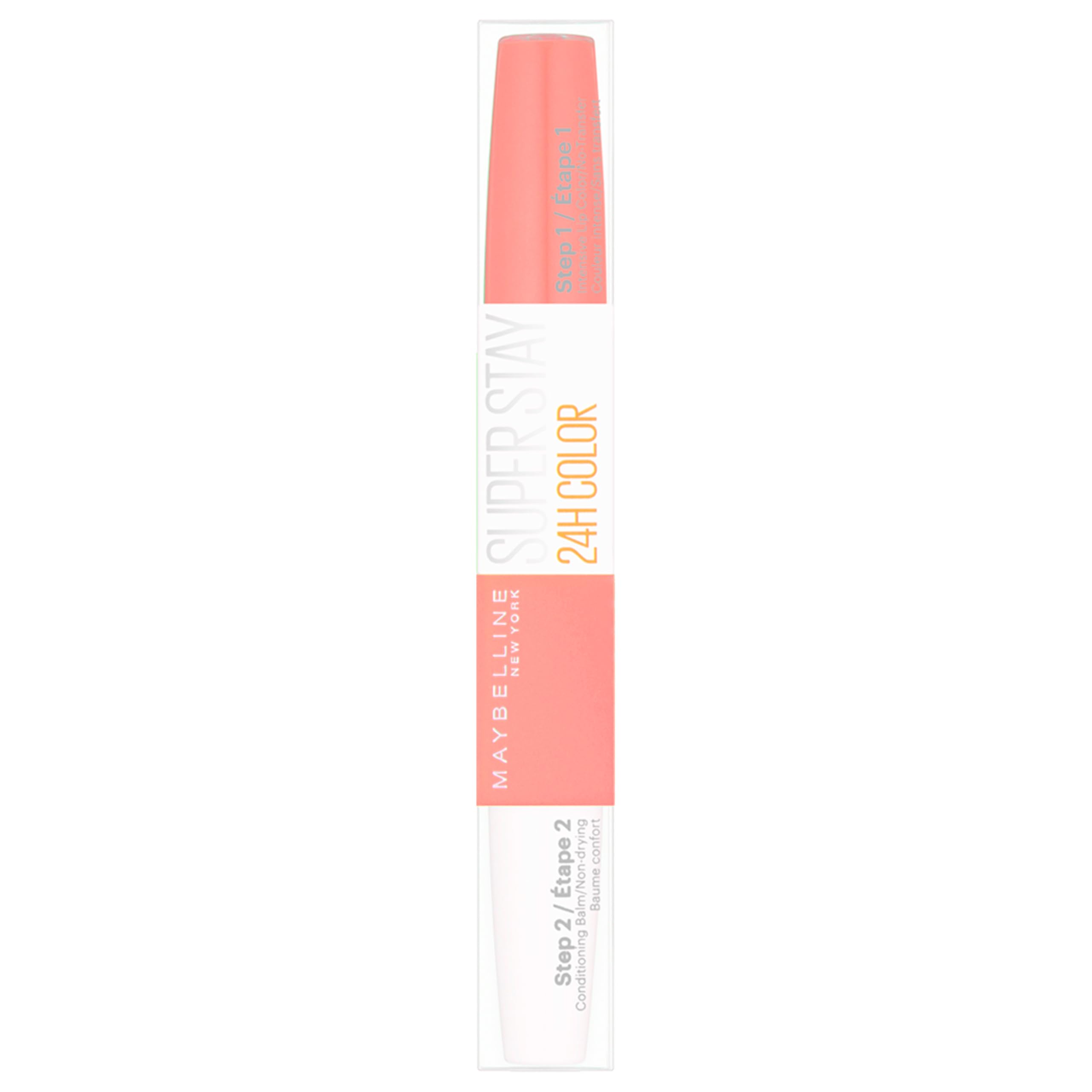 Maybelline Lipstick, SuperStay 24H Liquid Lipstick – Dual-Ended Long-Lasting Color & Moisturizing Lip Balm – Non-Drying, Transfer-Proof, Upto 24Hour, Dual Ended, Shade: 310 Forever Heather Halalzen