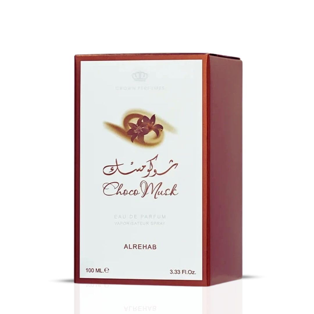Al-Rehab Choco Musk Eau de Parfum Spray für Damen, 1,65 oz/50 ml