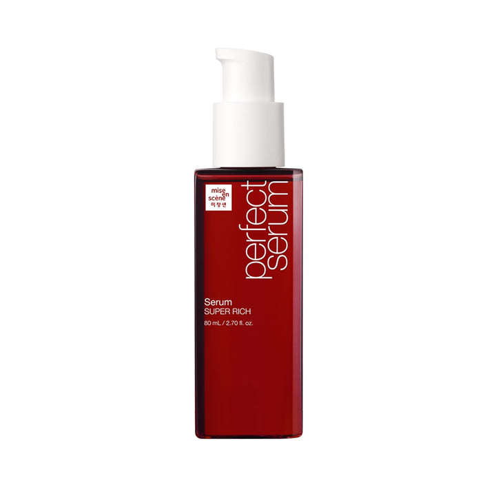 Mise En Scene Perfect Serum Original - Heat Protectant Hair Oil for Frizzy & Dry | Argan Oil | Visibly Smooths & Softens | Add Shine All Hair Types | Damage Repair | Fruity Floral Scent, 2.7 Fl Oz. Halalzen