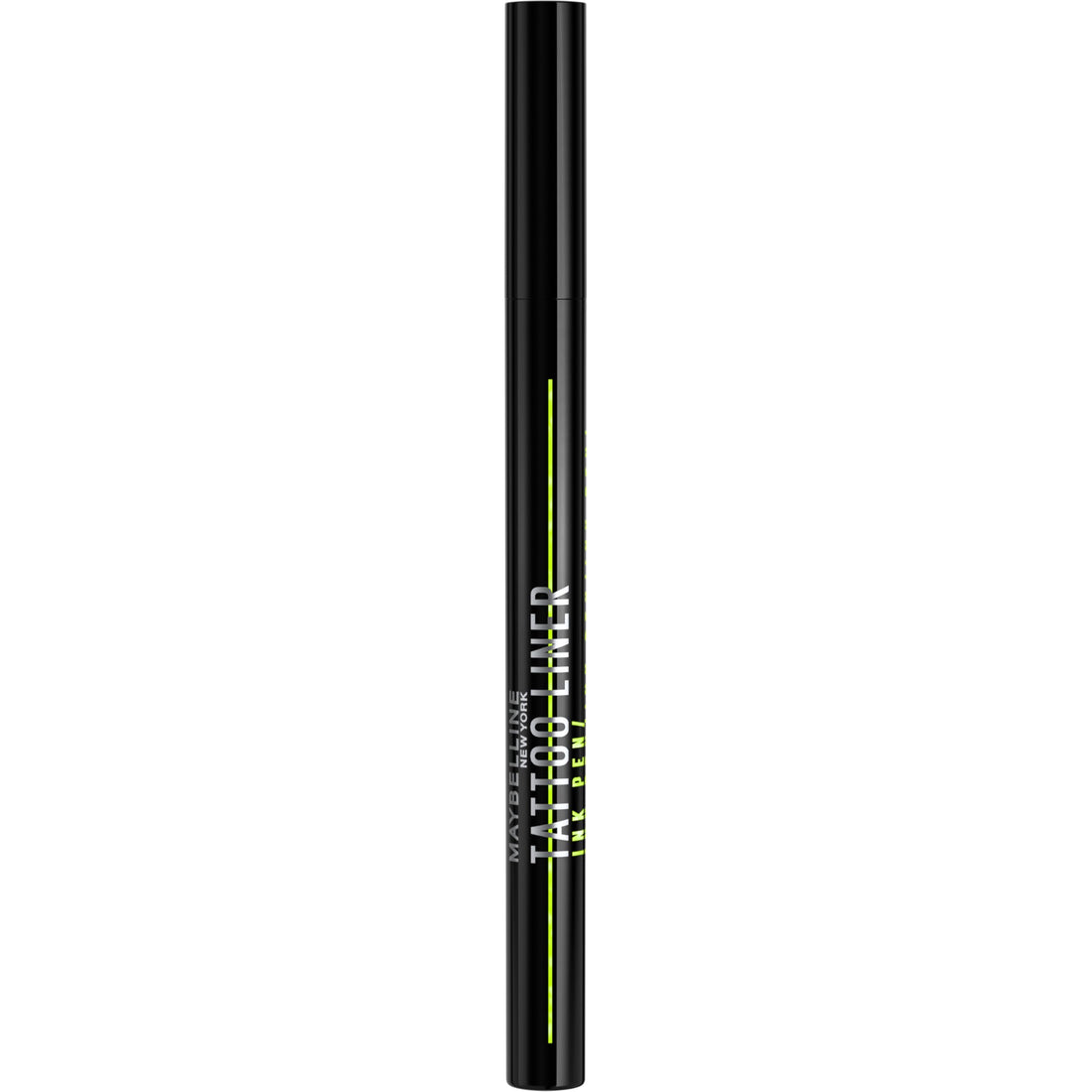 Maybelline Pen Eyeliner, Waterproof, Brush Tip Liner, Delivers Bold, Saturated, Even Impact In 1 Continuous Line, Smudge, Fade & Flake Resistant, Jet Black Halalzen