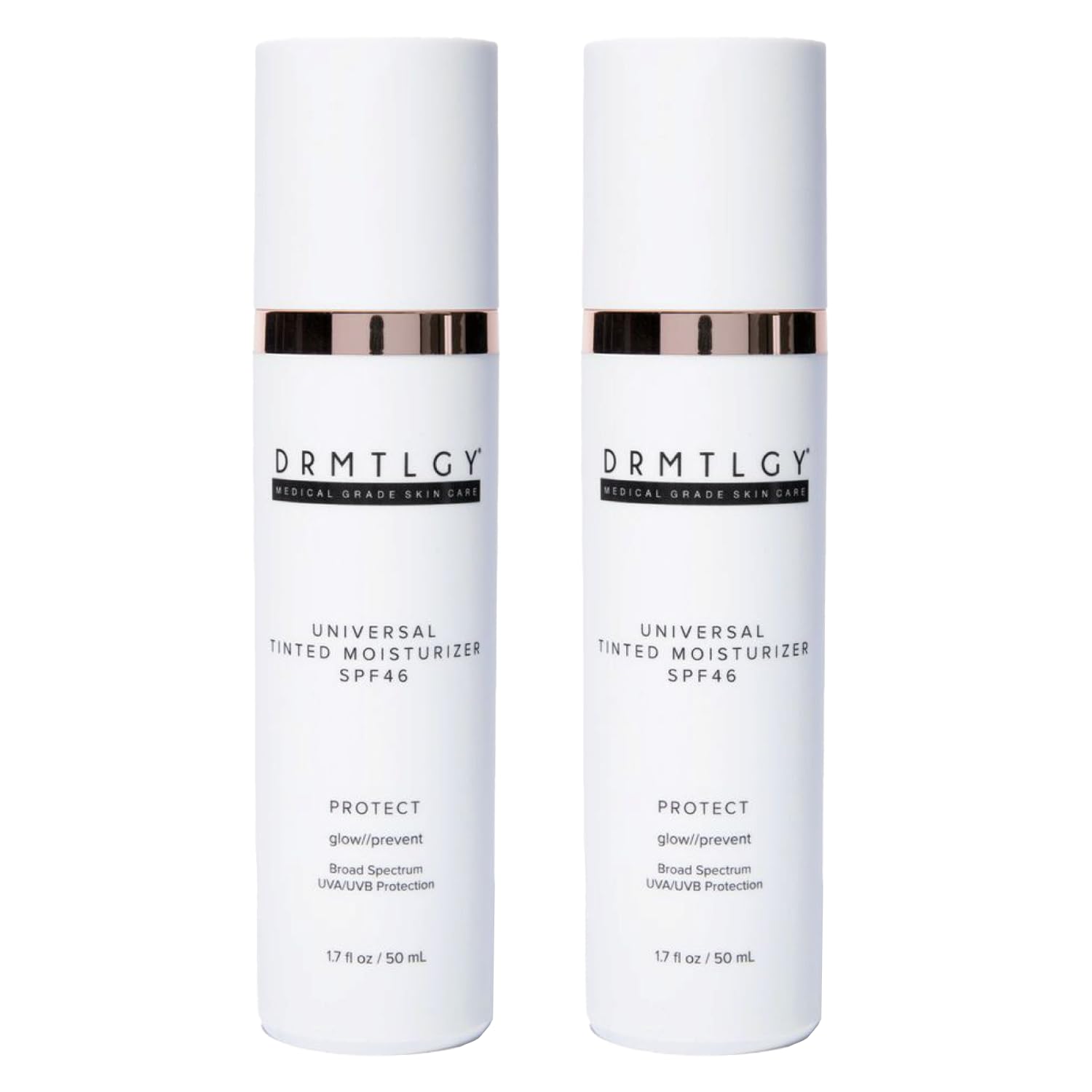 DRMTLGY Universal Tinted Moisturizer SPF 46 – Hydrating Dewy Tinted Sunscreen for Face with Zinc Oxide & Octinoxate – Niacinamide & Hyaluronic Acid – Broad Spectrum Lightweight Daily SPF, 1.7 oz Halalzen