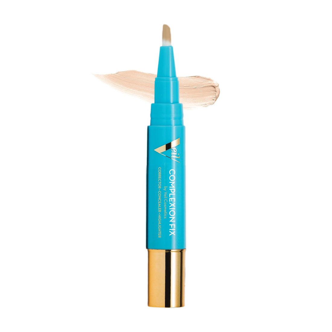 Complexion Fix Concealer - Hydrating Liquid Concealer for Under Eyes & Dark Circles - Infused with Hyaluronic Acid - Contour, Highlight, Correct - Anti-Aging, Vegan, Lightweight (3N Medium Neutral) Halalzen