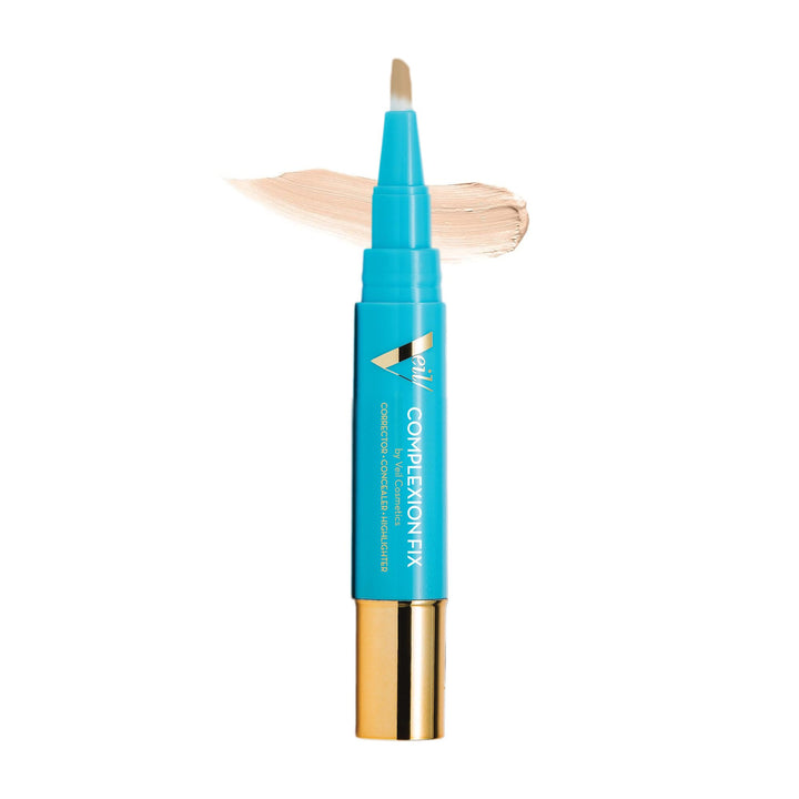 Complexion Fix Concealer - Hydrating Liquid Concealer for Under Eyes & Dark Circles - Infused with Hyaluronic Acid - Contour, Highlight, Correct - Anti-Aging, Vegan, Lightweight (3N Medium Neutral) Halalzen