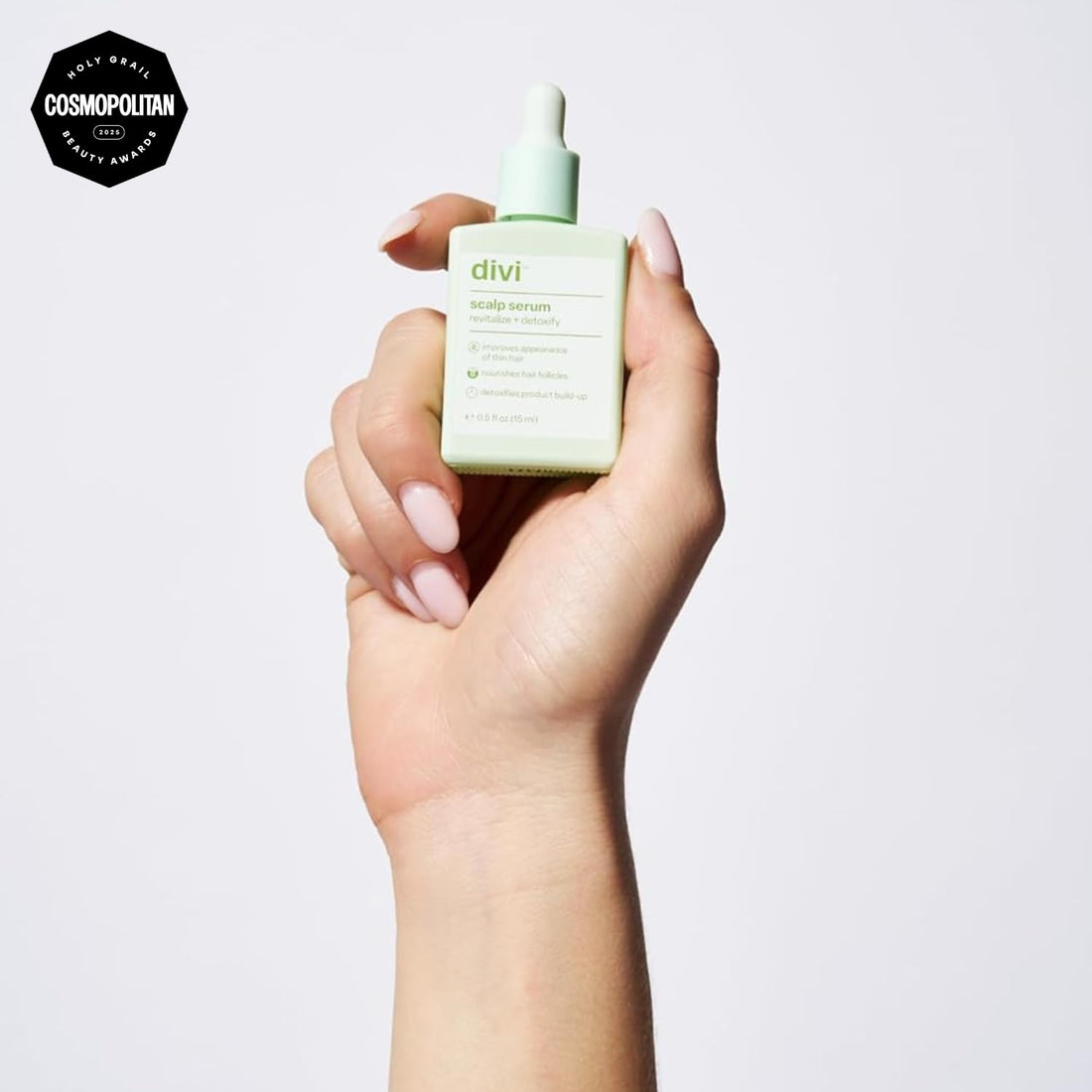 Divi Scalp Serum for Thinning Hair Clinically Tested, Non-Greasy Formula with Amino Acids, Caffeine & Rosemary Oil Promotes Healthy Scalp & Fuller-Looking Hair, Reduces Oil & Product Buildup