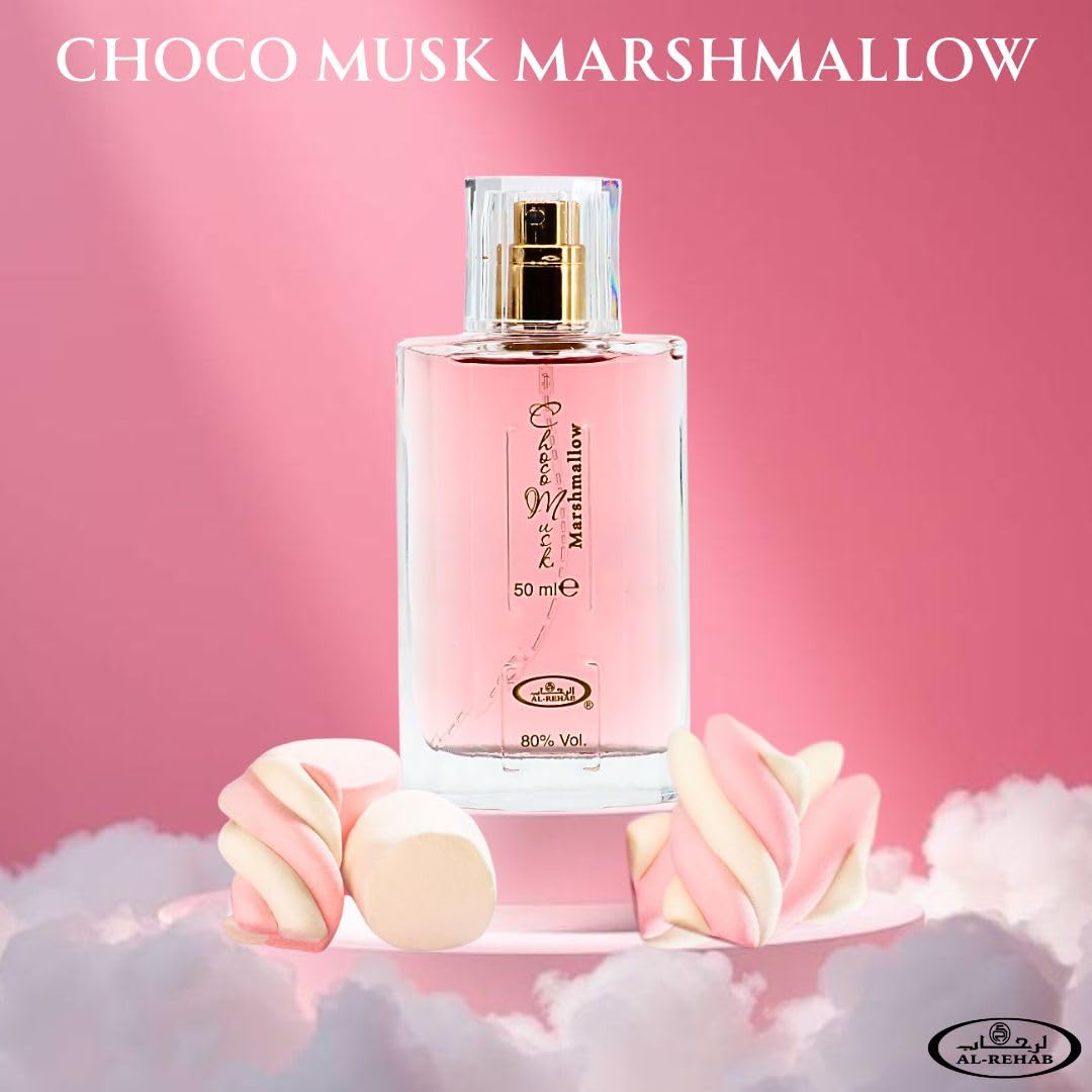 Al-Rehab Choco Musk Eau de Parfum Spray für Damen, 1,65 oz/50 ml