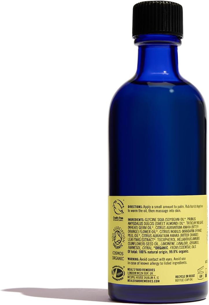 Neal's Yard Remedies | Baby Massage Oil | Vegan | Organic Lavender and Rose Otto | Soothing & Bonding Massage | Easy on Infant's Soft Delicate Skin |50 ml Halalzen
