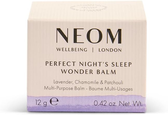 NEOM Perfect Night's Sleep Wonder Balm, 12g | Smoothing Moisture for Lips & Dry Skin | Lavender & Chamomile | Scent To Sleep Halalzen