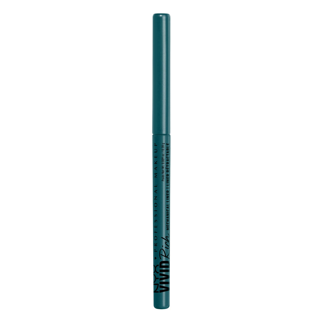NYX PROFESSIONAL MAKEUP Vivid Rich Mechanical Eye Pencil, Vivid Rich Mechanical, Creamy Retractable Eyeliner - Smokin Topaz, Brown Eyeliner