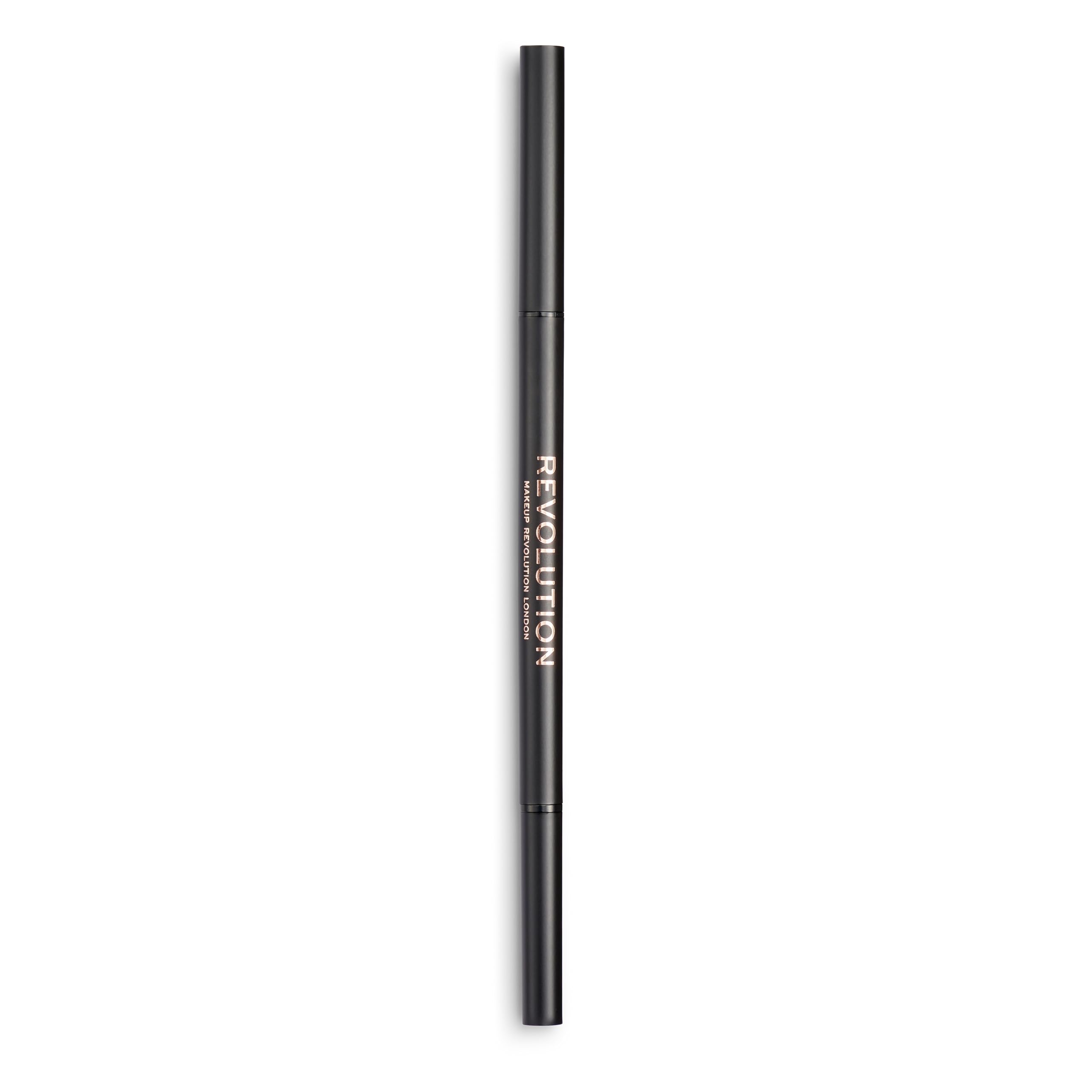 Revolution Precise Brow Pencil, Double-Ended Makeup Tool with Brush for Easy & Ultra Defined Brows and Bold Looks, Dark Brown, 0.05g