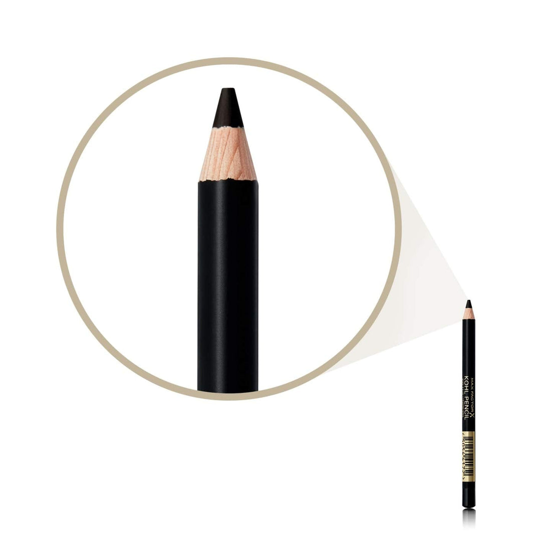 Max Factor Kohl Pencil Eyeliner, 20 Black, Easy to Blend Formula, Perfect for Smokey Eyes Make-up, 4 g Halalzen