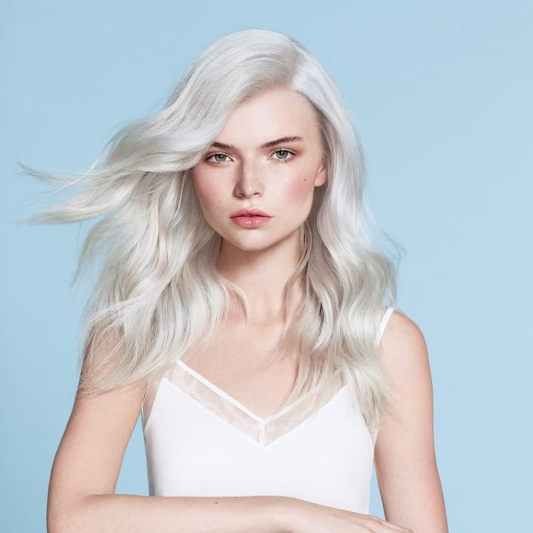 Jerome Russell Bblonde SILVER Hair Toner | Non-Permanent Violet Toner | Neutralises Yellow & Brassy Tones | Salon-Quality Cool Blonde Results | Vegan | 75ml