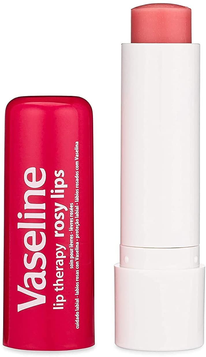 Vaseline Lip Therapy Stick | Original Petroleum Jelly Vaseline Lip Balm for Soft Lips | 4.8g each (4 Pack) Halalzen