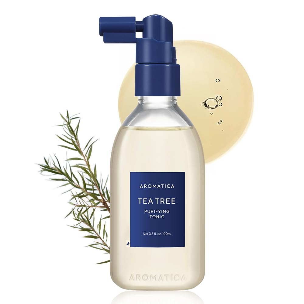 AROMATICA Root Enhancer Rosemary water spray for hair growth – Flaky & Itchy & Dry Scalp Treatment – Hair Oil for Scalp Exfoliator & Detox – Free from Sulfate, Silicone, and Paraben (100ml)