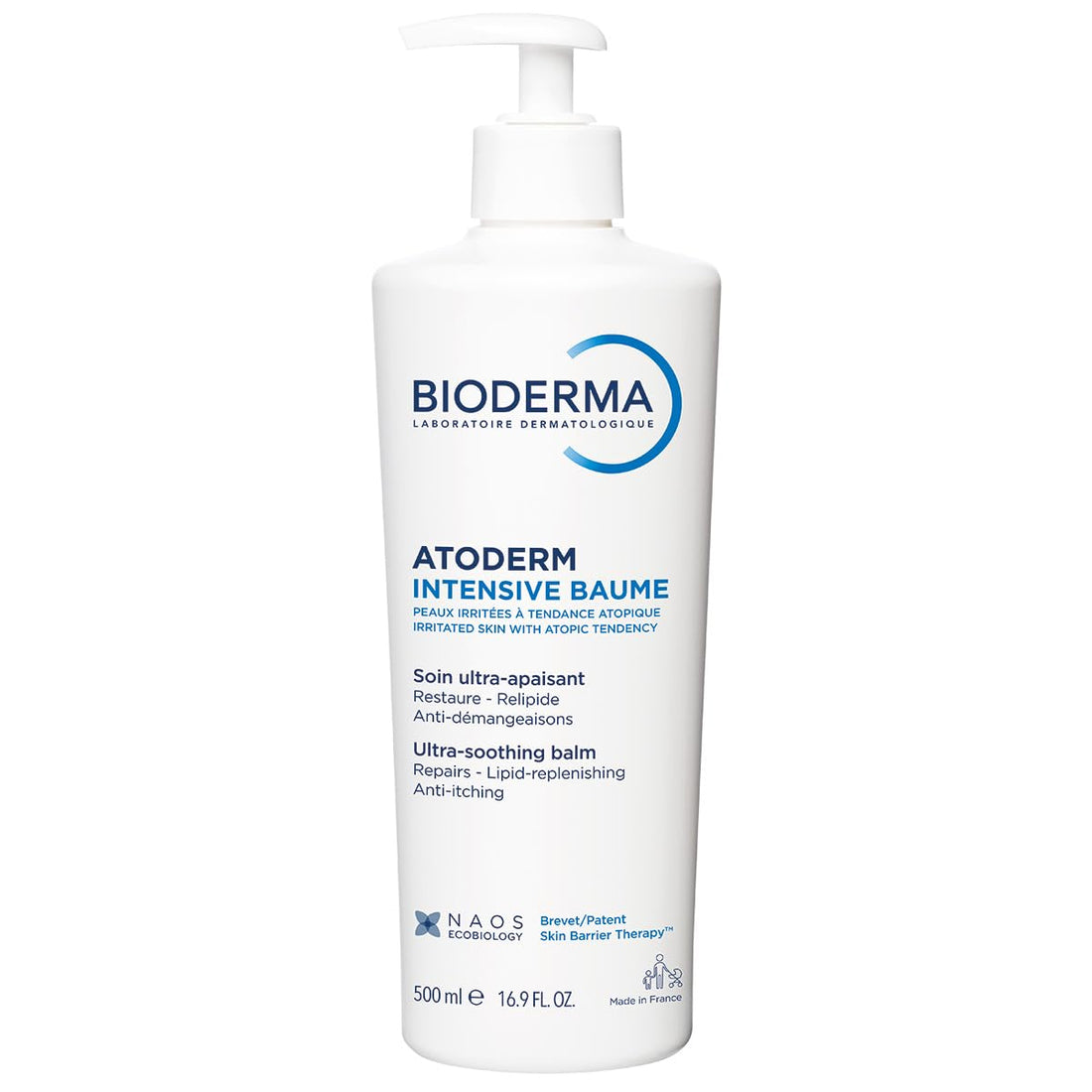 Bioderma Atoderm Intensive Balm, Hydrating Balm for Dry to Atopic Sensitive Skin, Face & Body Moisturizer with Ultra Soothing Anti-Itching Formula, Fragrance-Free, Non-Greasy & Non-Sticky for Family Halalzen