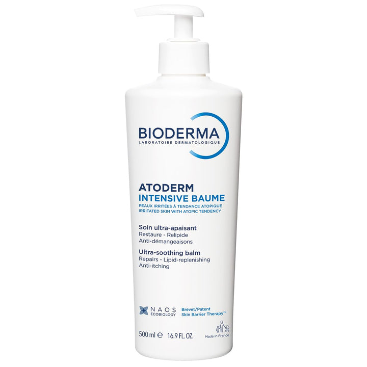 Bioderma Atoderm Intensive Balm, Hydrating Balm for Dry to Atopic Sensitive Skin, Face & Body Moisturizer with Ultra Soothing Anti-Itching Formula, Fragrance-Free, Non-Greasy & Non-Sticky for Family Halalzen