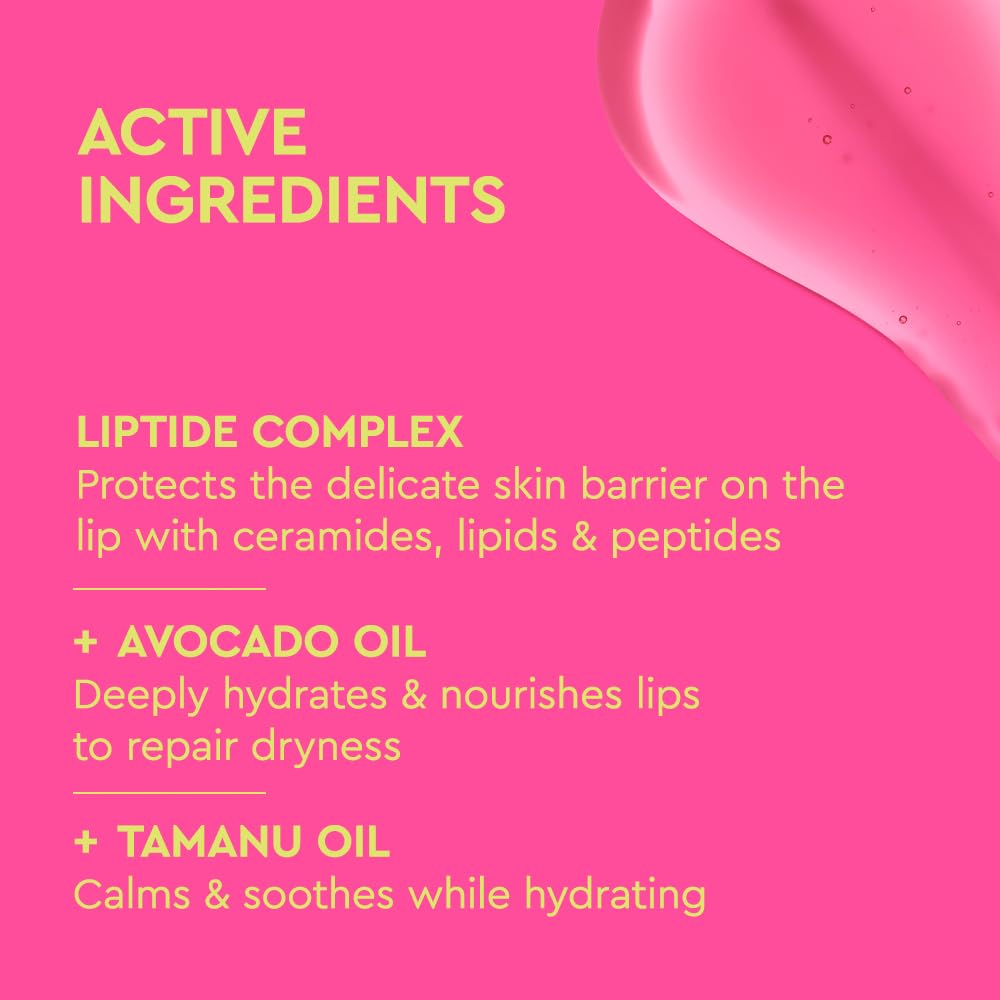BYOMA Galactic Liptide Lip Oil (5ml) Hydrating, Plumping & Non-Sticky Gloss | Avocado Oil Formula for Soft, Fuller-Looking Lips + Exclusive Liptide Keychain | Holiday Essentials