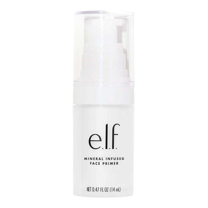 e.l.f., Hydrating Face Primer, Lightweight, Long Lasting, Creamy, Hydrates, Smooths, Fills in Pores and Fine Lines, Natural Matte Finish, Infused with Vitamin E, 0.47 Oz Halalzen