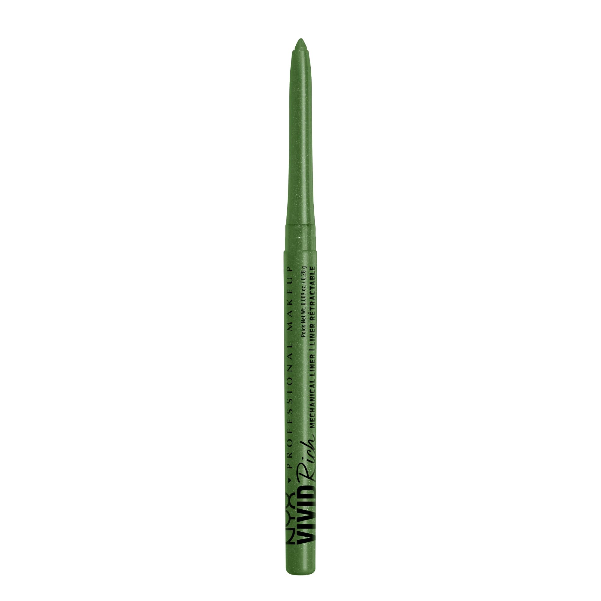 NYX PROFESSIONAL MAKEUP Vivid Rich Mechanical Eye Pencil, Vivid Rich Mechanical, Creamy Retractable Eyeliner - Smokin Topaz, Brown Eyeliner