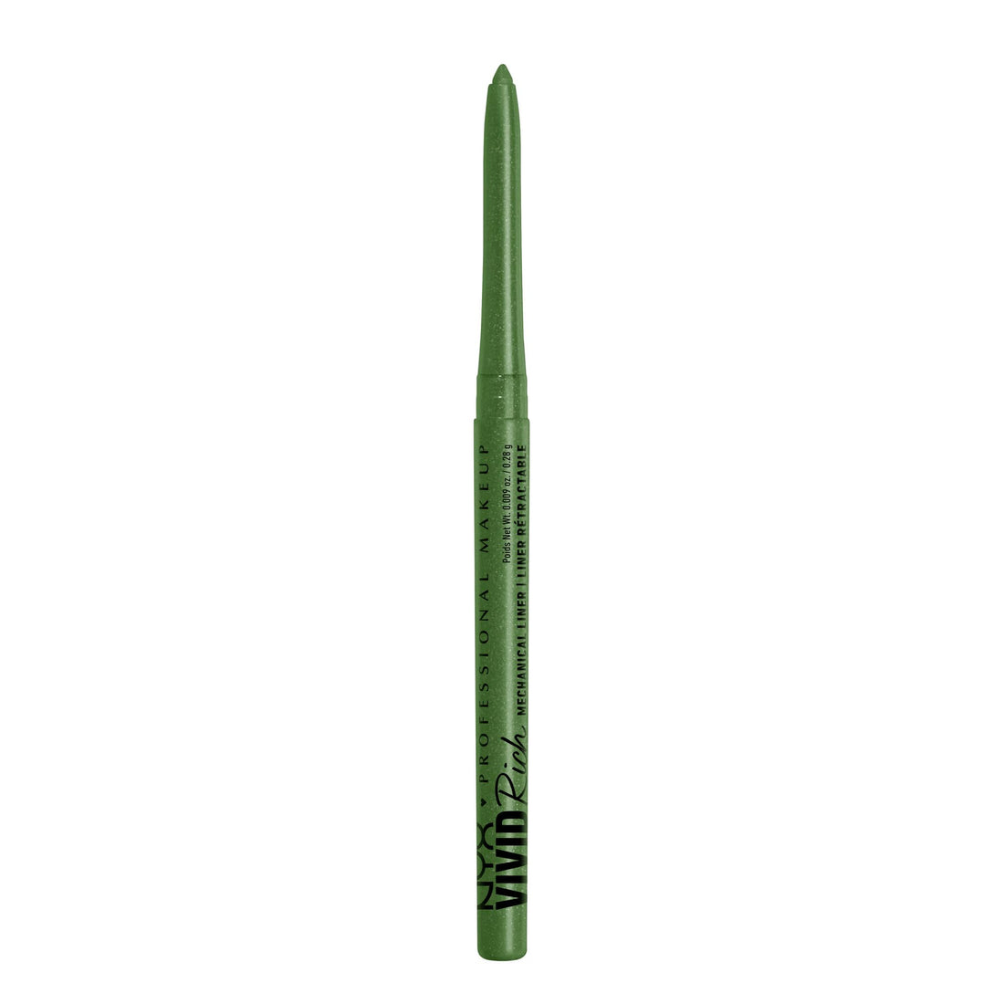 NYX PROFESSIONAL MAKEUP Vivid Rich Mechanical Eye Pencil, Vivid Rich Mechanical, Creamy Retractable Eyeliner - Smokin Topaz, Brown Eyeliner