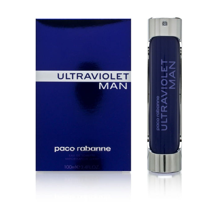 Ultraviolet by Paco Rabanne Eau De Toilette For Men, 100ml, heather black Halalzen