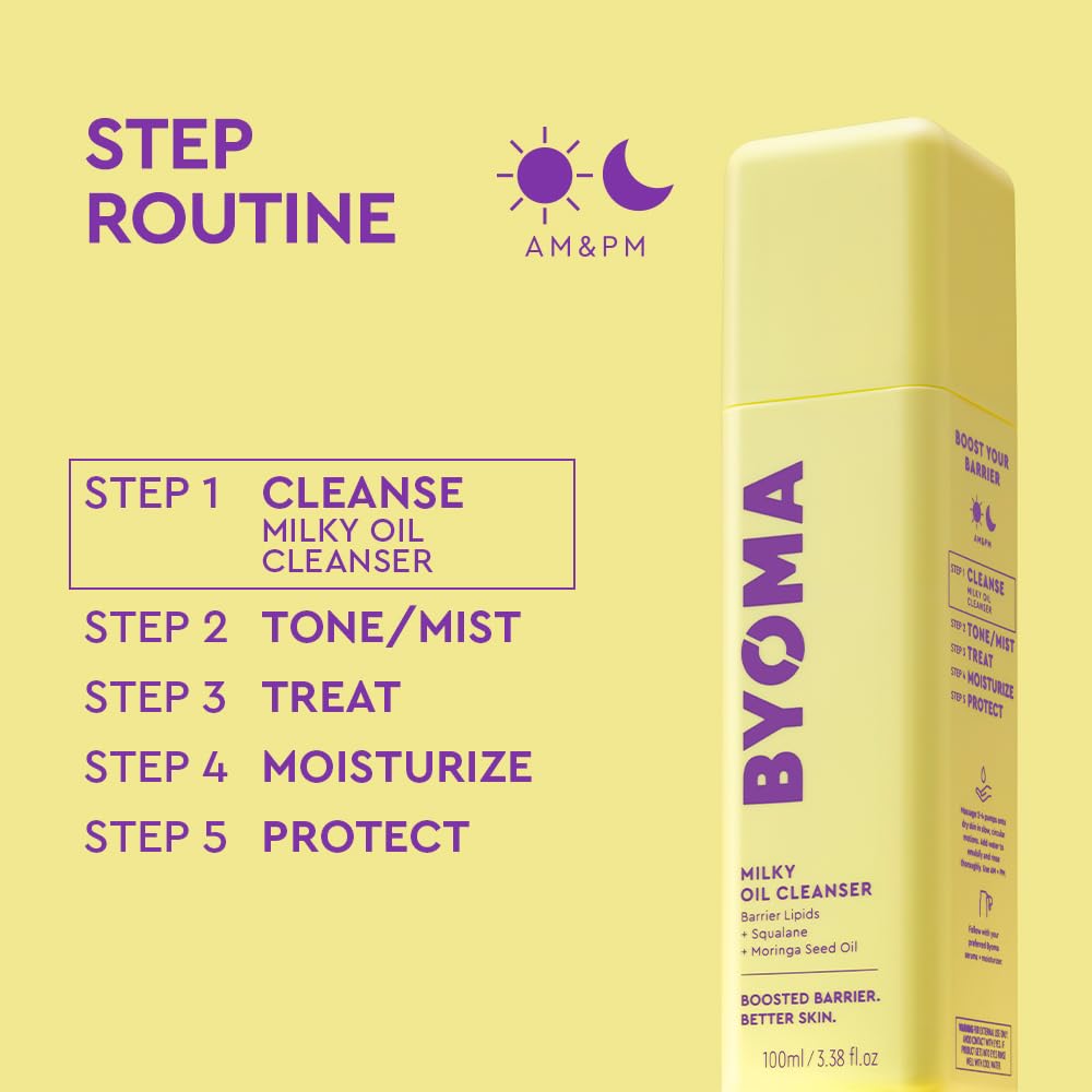 BYOMA Foaming Rice Deep Cleanser (175ml) Hydrating Gel to Foam Cleanser with Ceramides, Rice Extract & Marine Algae – Deep Cleansing, Non-Drying, Antioxidant-Rich, Vegan, Fragrance & Alcohol Free