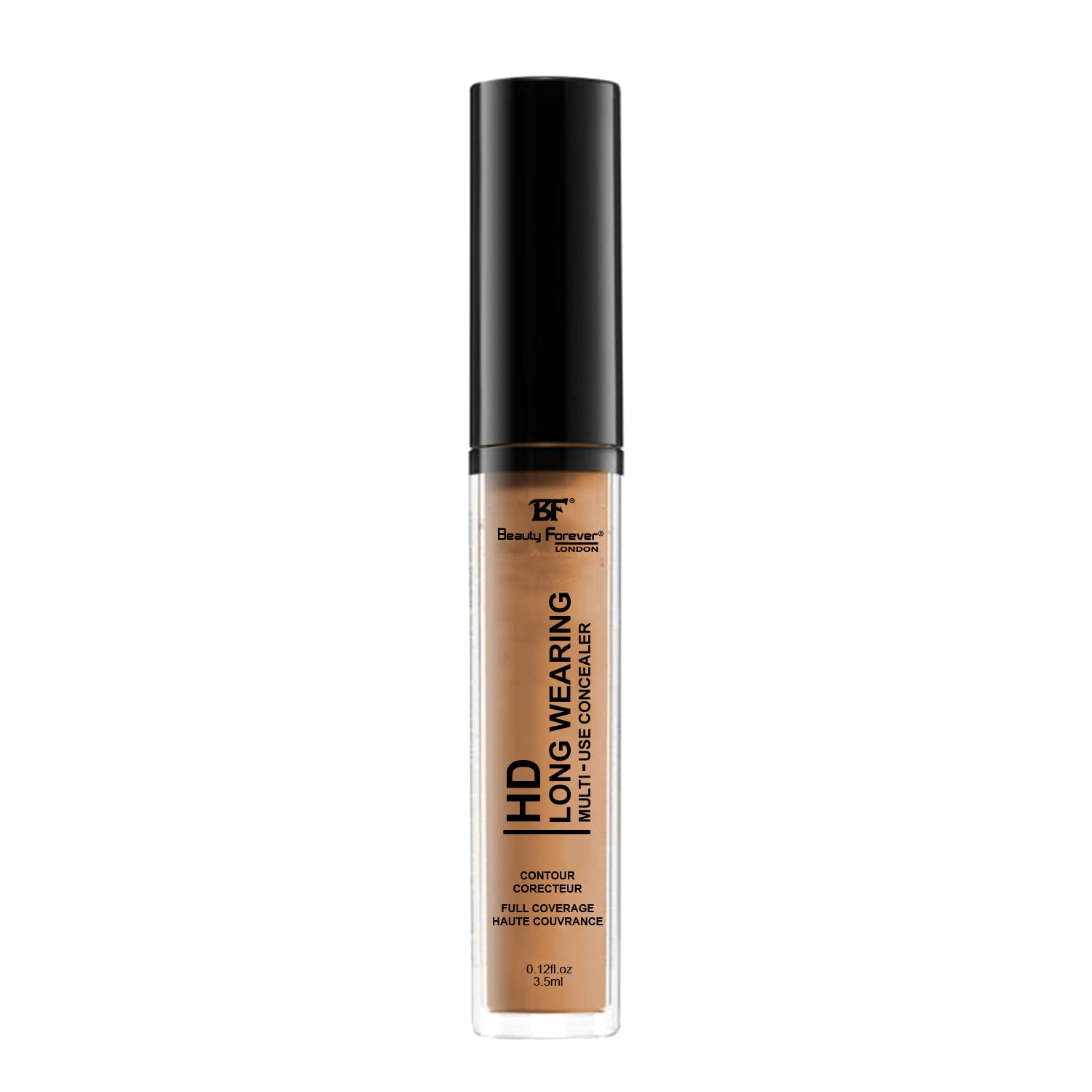 Beauty Forever HD Long Wearing Multi-use Concealer, Emollient Rich Formula, Creamy & Blend-able, 3.5ml (04 SAND) Halalzen