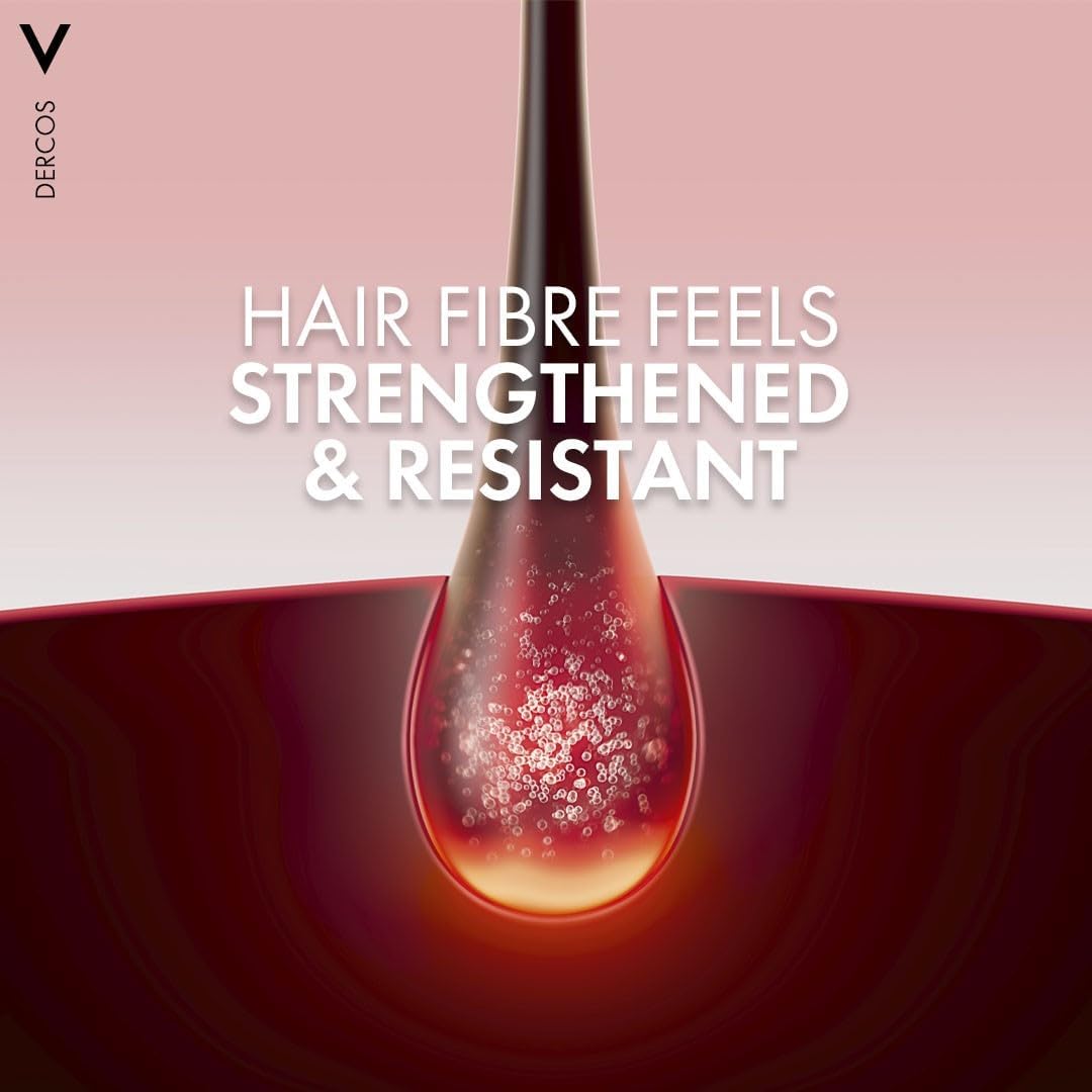 Vichy Dercos Energy+ Energising Fortifying Conditioner, Anti Hair Loss Treatment for Thinning and Brittle Hair, Enriched with Aminexil and Ceramides, 200ml