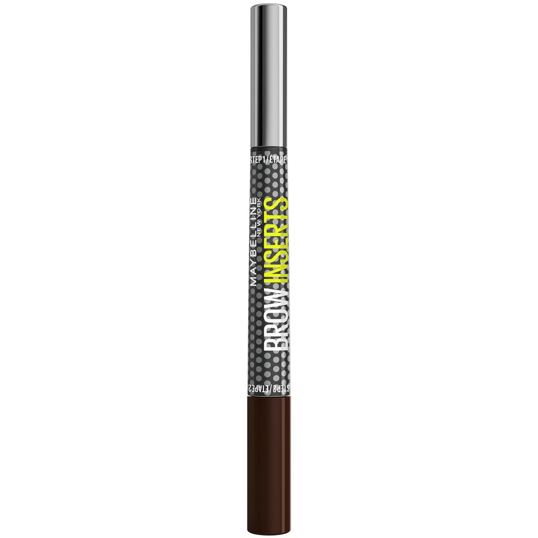 Maybelline New York Brow Inserts, 2-in-1 Eyebrow Pencil Pen and Fiber Gel, 0.015MM Triple Tip for 100 Hair-Like Strokes in 30 Seconds, 36-Hour Wear, Smudge-Proof, Shade: Blonde 1