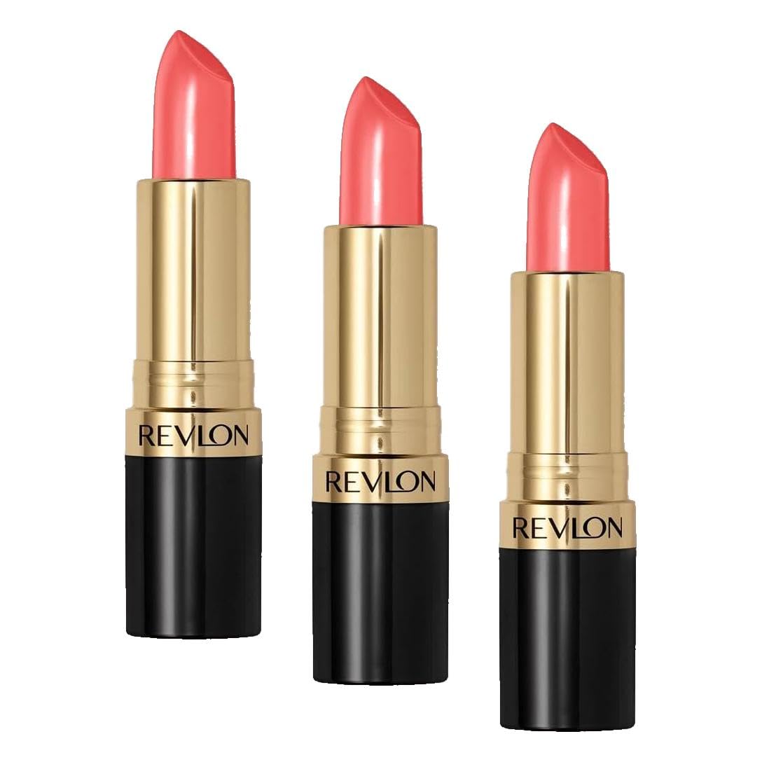Revlon Super Lustrous Lipstick, High Impact Lipcolour with Moisturising Creamy Formula, Infused with Vitamin E and Avocado Oil in Pink, Pink in the Afternoon (415) Halalzen