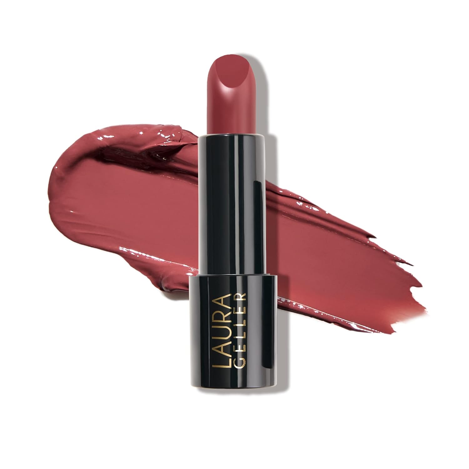 LAURA GELLER NEW YORK Modern Classic Lipstick (Novel Neutral) - Long Lasting Lipstick for Ultra-Rich Colour and a Luxurious, Lightweight Feel - Anti-Feathering Cream Finish Halalzen