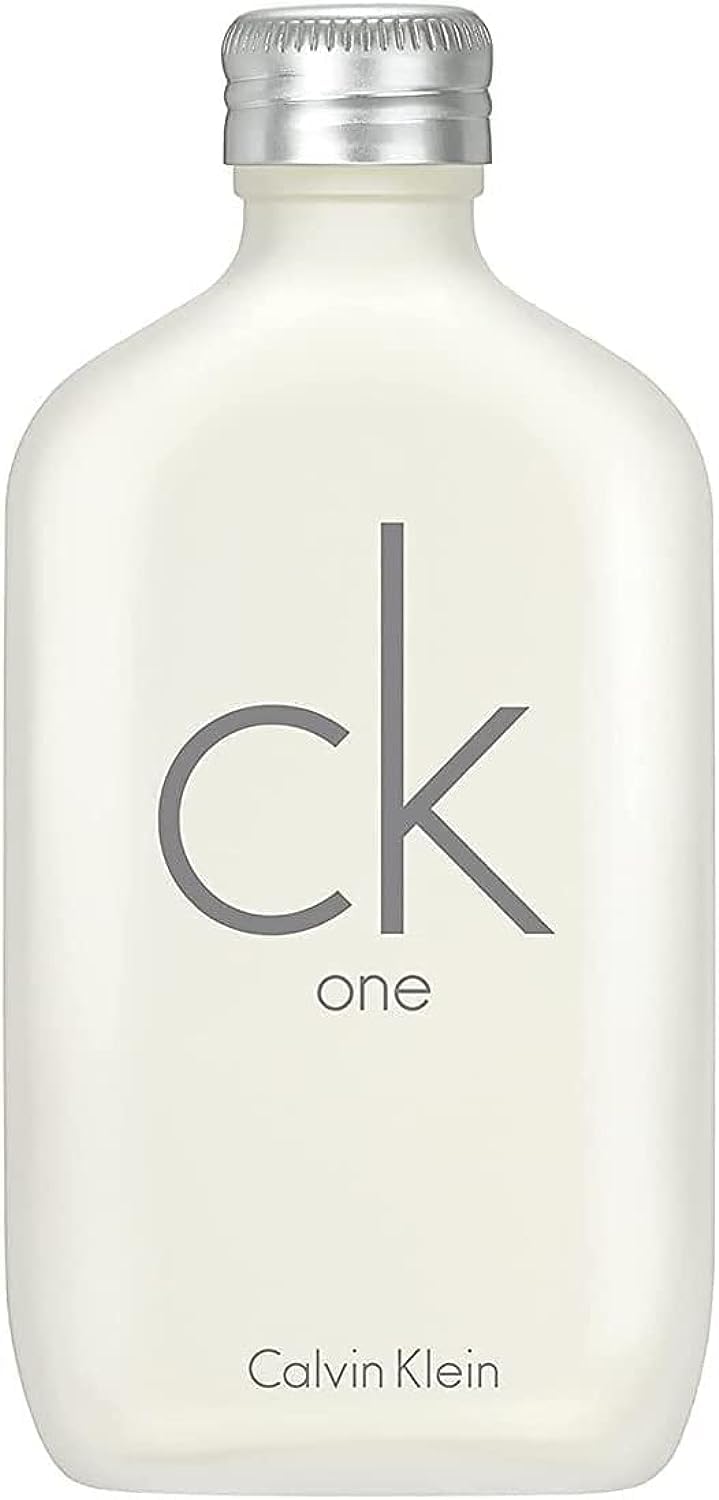 Calvin Klein CK One Eau de Toilette – Parfum unisexe agrumes – Avec des notes de thé vert, bergamote, cardamome, violette et ambre – Parfums de luxe unisexes – Parfum longue durée