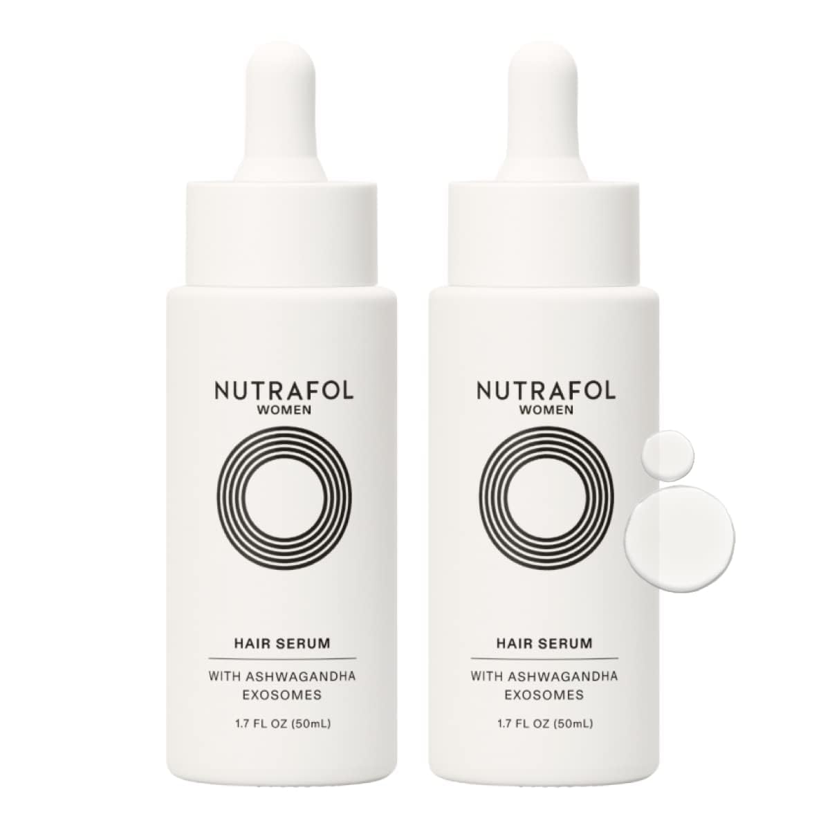 Nutrafol Women's Hair Serum, Supports Visibly Thicker and Stronger Hair, Vegan, Lightweight and Fast-Absorbing Halalzen