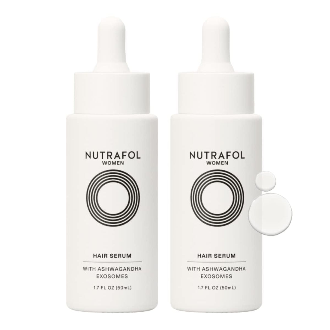 Nutrafol Women's Hair Serum, Supports Visibly Thicker and Stronger Hair, Vegan, Lightweight and Fast-Absorbing Halalzen