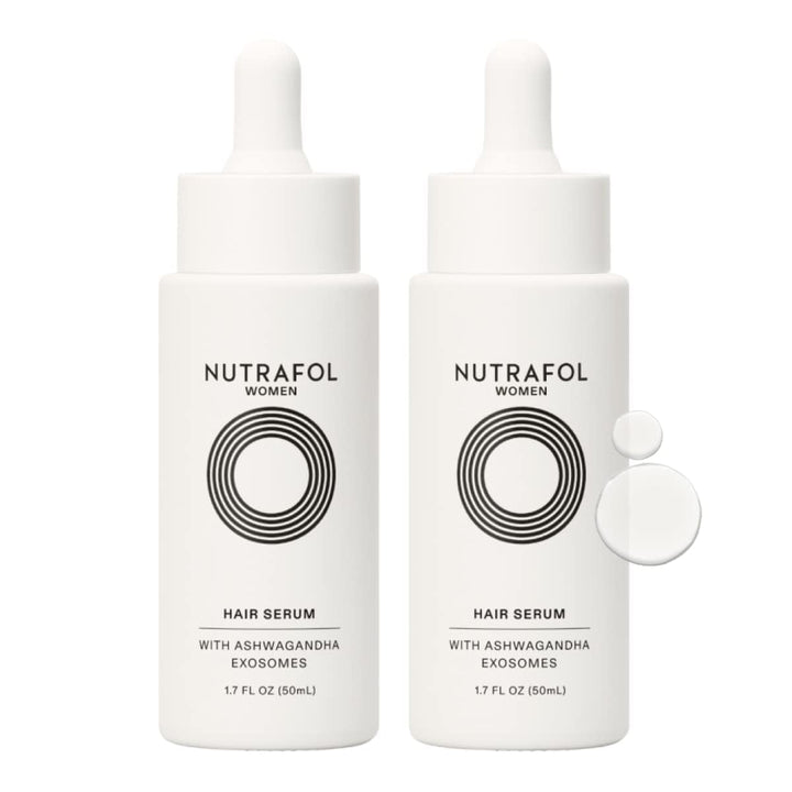Nutrafol Women's Hair Serum, Supports Visibly Thicker and Stronger Hair, Vegan, Lightweight and Fast-Absorbing Halalzen