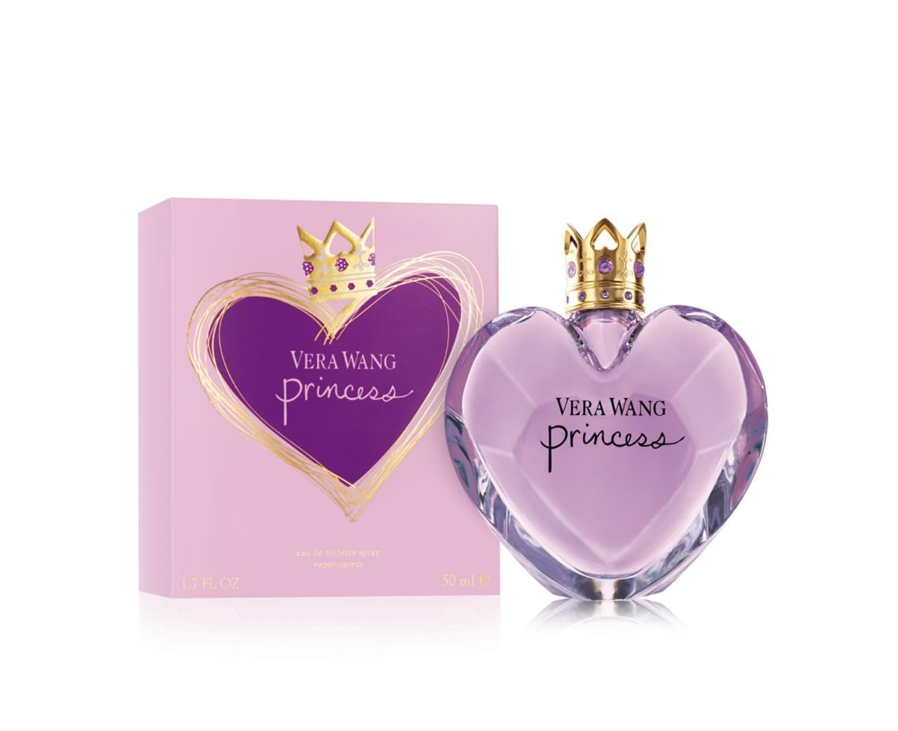 VERA WANG Princess - Eau de Toilette for Her - Fruity & Floral Fragrance with Notes of Lady Apple, Pink Guava and Vanilla - Medium Longevity - 100ml Halalzen