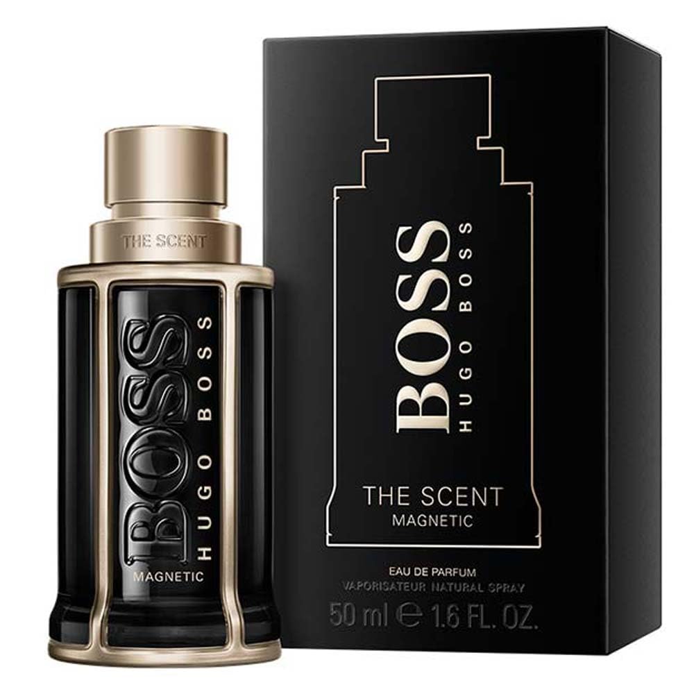 BOSS The Scent Magnetic - Eau de Parfum for Him - Ambery & Fruity Fragrance with Notes of Maninka Fruit, Bran Absolute and Vanilla - High Longevity