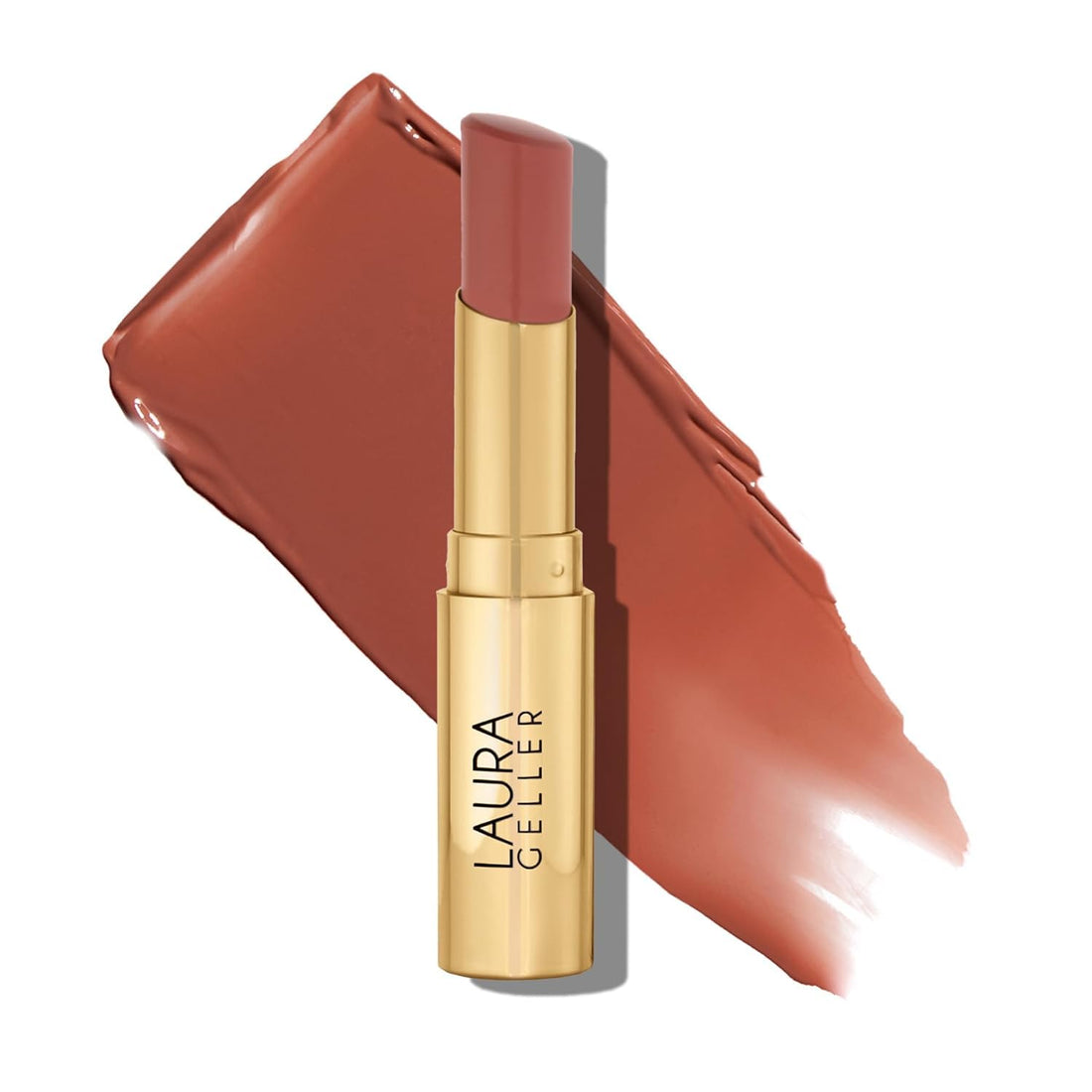 LAURA GELLER NEW YORK Jelly Balm Moisturizing Tinted Lip Balm - A Latte Love - Hydrating Vitamin E - Semi-Shine Finish