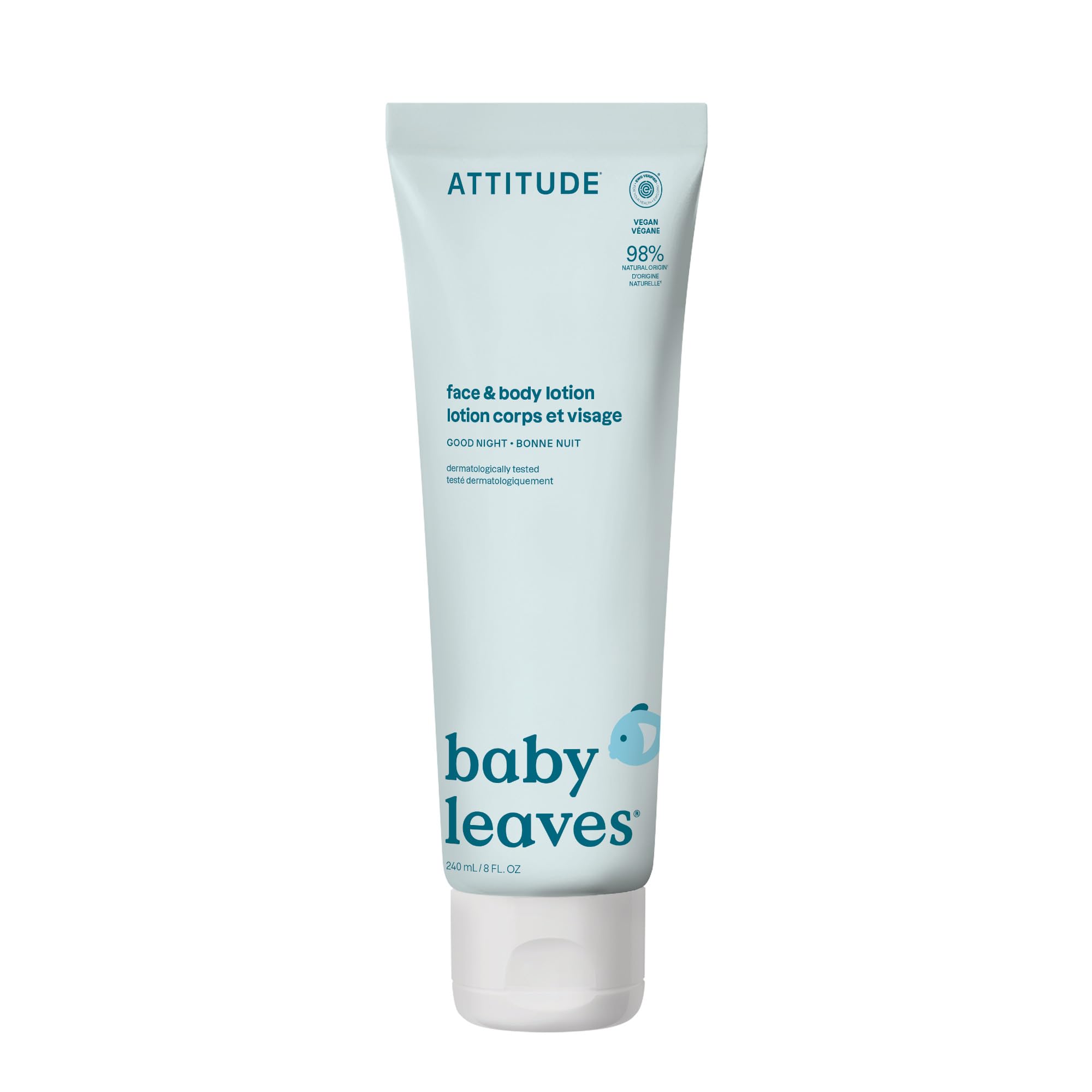 ATTITUDE Baby Lotion, EWG Verified Moisturizer, Dermatologically Tested Moisturizing Cream, Vegan and Cruelty-Free, Unscented, 16 Fl Oz Halalzen