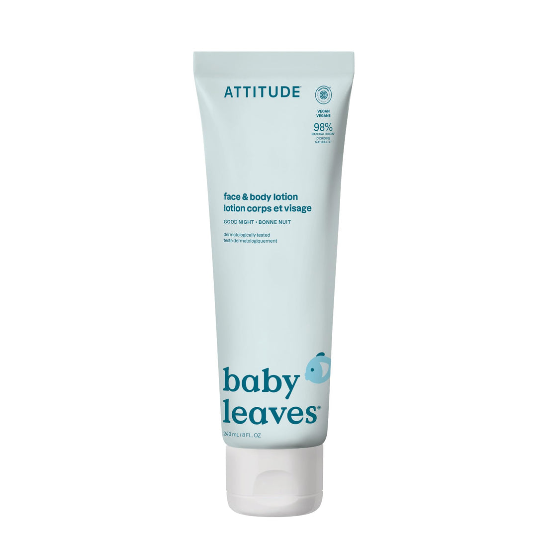 ATTITUDE Baby Lotion, EWG Verified Moisturizer, Dermatologically Tested Moisturizing Cream, Vegan and Cruelty-Free, Unscented, 16 Fl Oz Halalzen