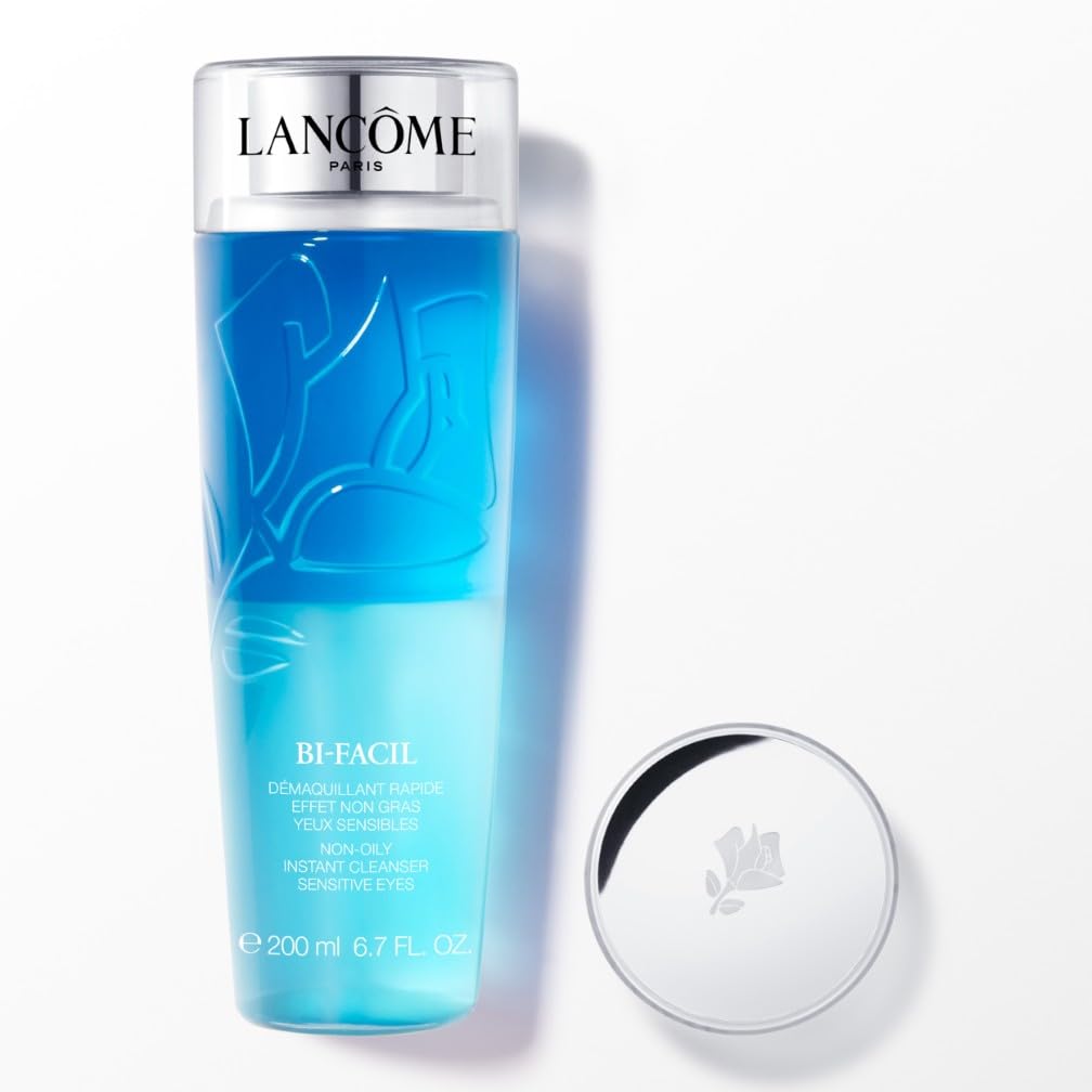 Lancôme Bi-Facil Eye Makeup Remover, Non-Oily, Bi-Phase, Dissolves Waterproof Mascara, Instant Action, Gentle for Sensitive Eyes, Effortlessly Removes Make-up Halalzen