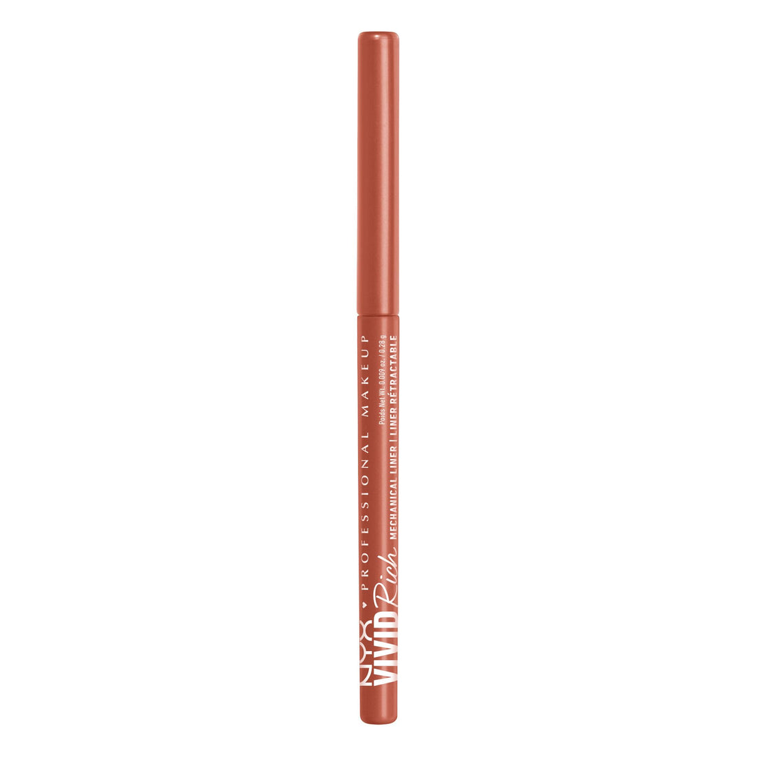 NYX PROFESSIONAL MAKEUP Vivid Rich Mechanical Eye Pencil, Vivid Rich Mechanical, Creamy Retractable Eyeliner - Smokin Topaz, Brown Eyeliner