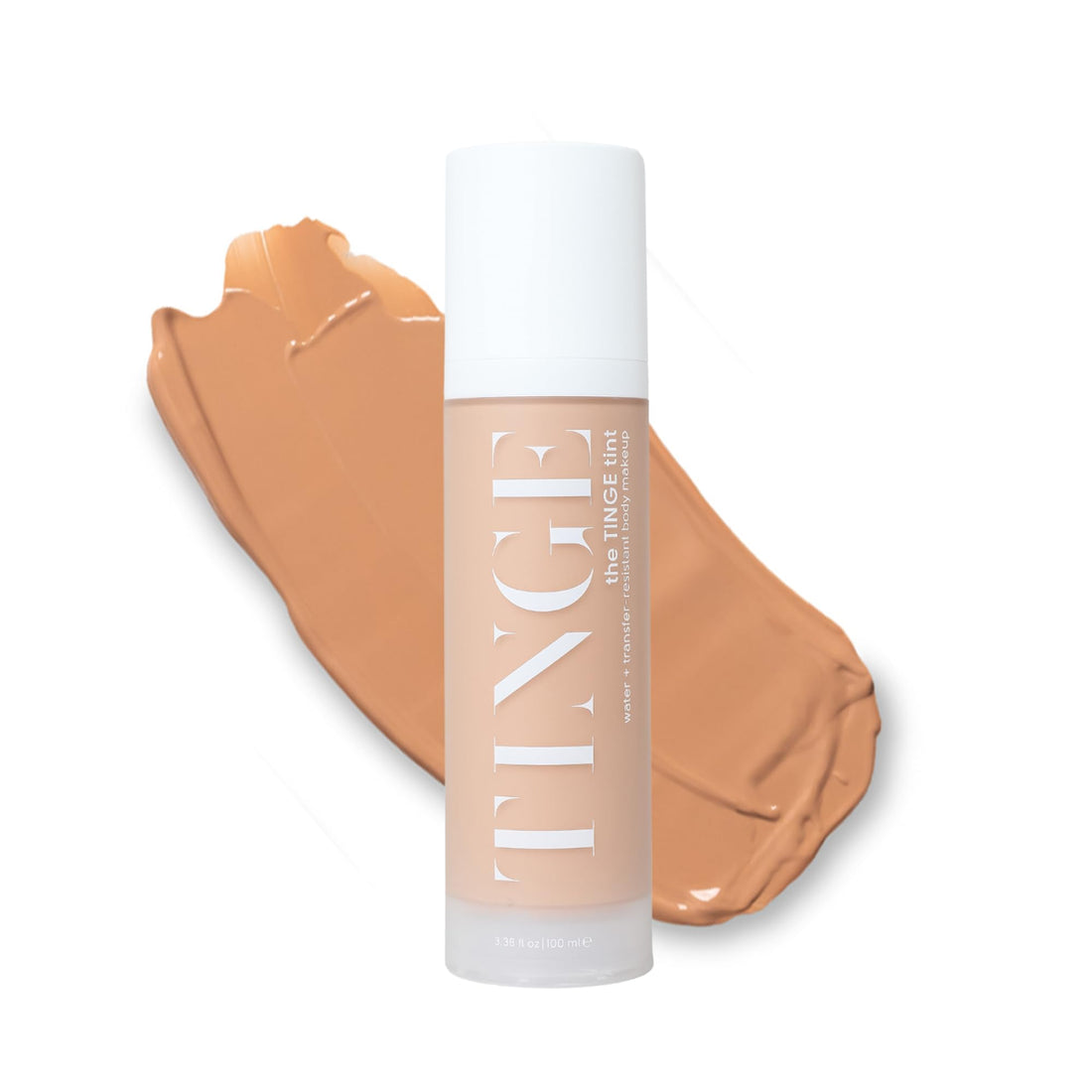 Tinge Body Makeup, wasser- und wischfest, mittlere Deckkraft, hält bis zu 48 Stunden, für alle Hauttypen, parfümfrei, vegan, hergestellt in den USA, 100 ml – Fair Warm