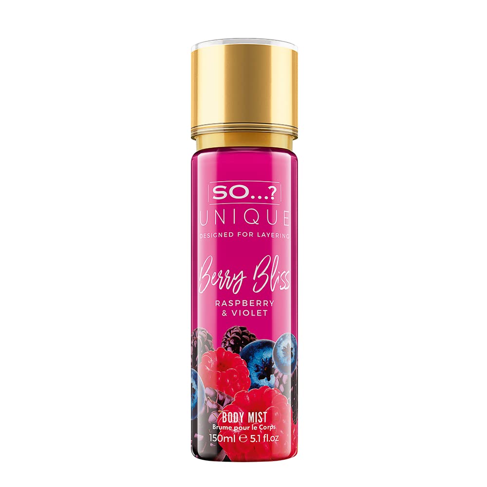 So…? Unique Womens White Blossom Body Mist Fragrance Spray 150ml Halalzen