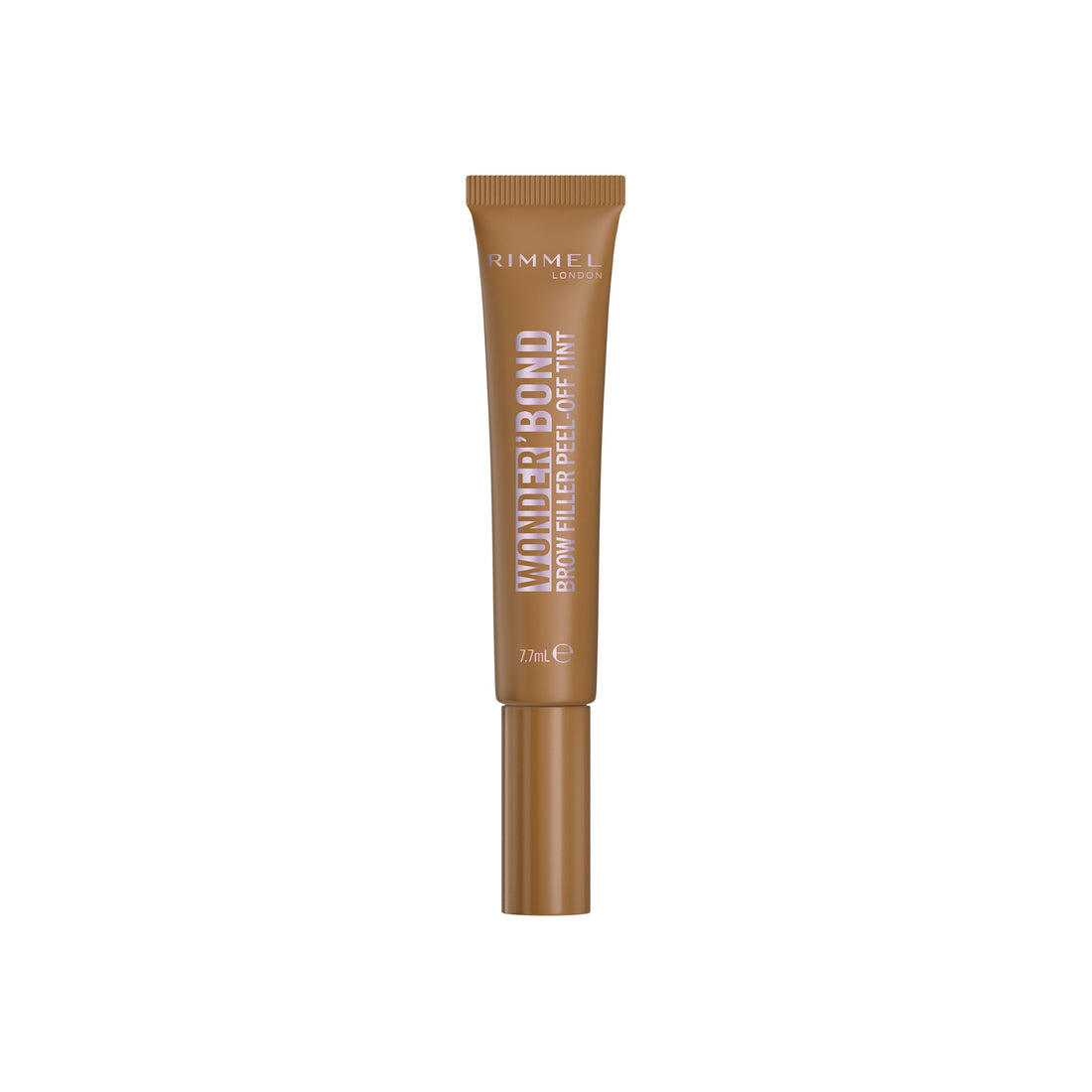 Rimmel Wonder’Bond Brow Filler Peel‑Off Tint, Medium Brown, Semi‑Permanent Brow Tint with Biotin for Fuller, Thicker Brows, Waterproof & Transfer‑Proof, 2‑in‑1 Tint & Brow Mask, Vegan, 7.7ml