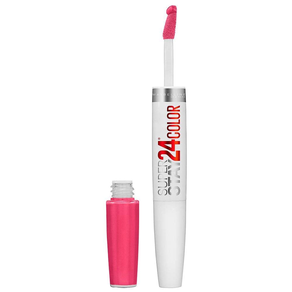 Maybelline Lipstick, SuperStay 24H Liquid Lipstick – Dual-Ended Long-Lasting Color & Moisturizing Lip Balm – Non-Drying, Transfer-Proof, Upto 24Hour, Dual Ended, Shade: 310 Forever Heather Halalzen