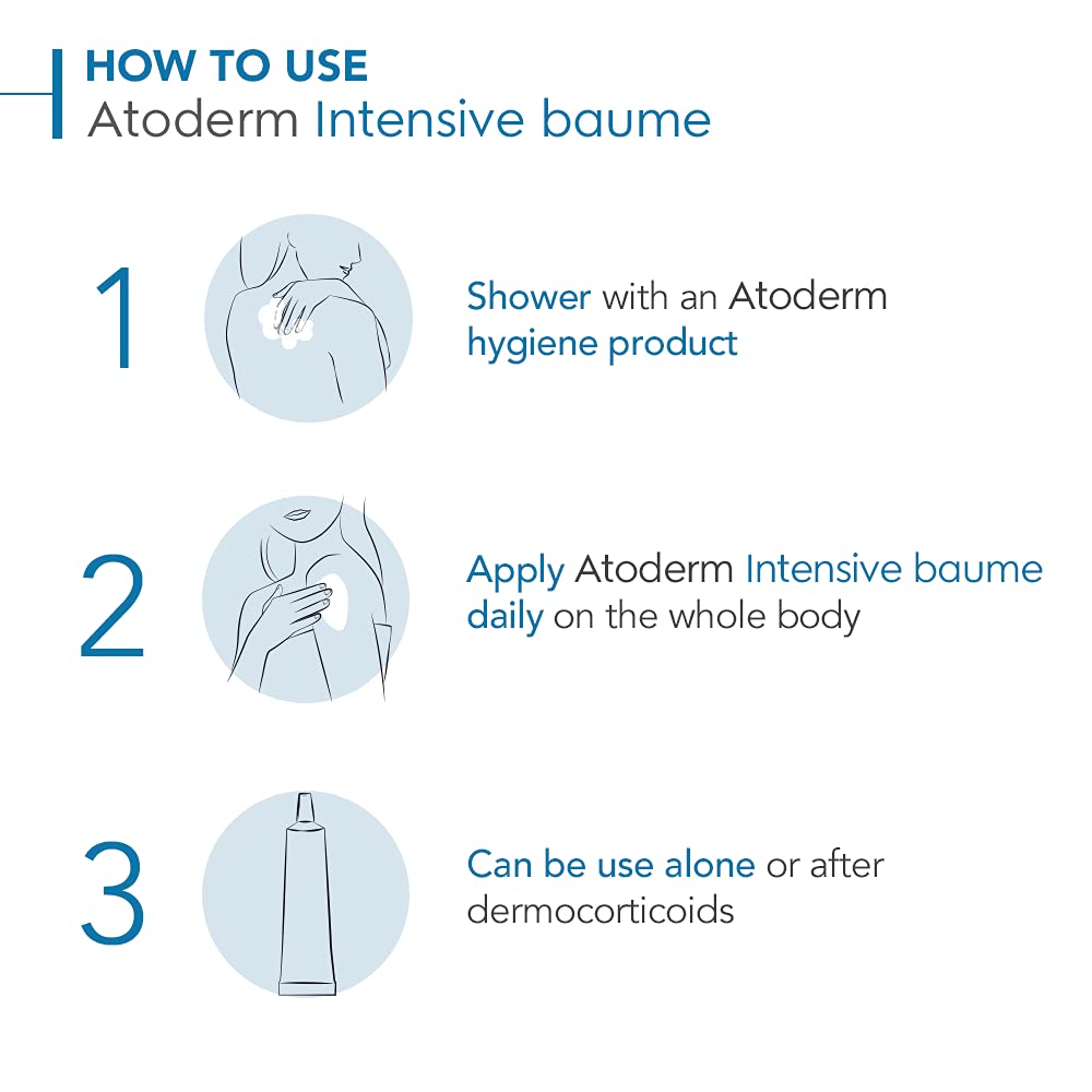Bioderma Atoderm Intensive Balm, Hydrating Balm for Dry to Atopic Sensitive Skin, Face & Body Moisturizer with Ultra Soothing Anti-Itching Formula, Fragrance-Free, Non-Greasy & Non-Sticky for Family Halalzen