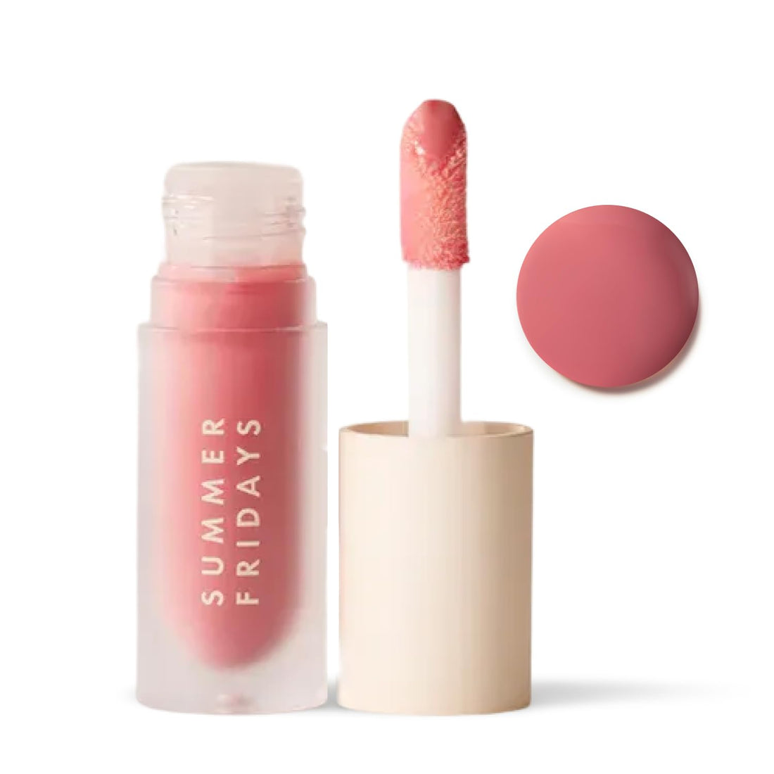 Summer Fridays Dream Lip Oil - Hydrating Tinted Lip Gloss Oil - Non-Sticky Formula with Skincare Benefits for Long-Lasting Softness + Shine - Effortless Beauty Gifts - Bare Sand (0.15 Oz)