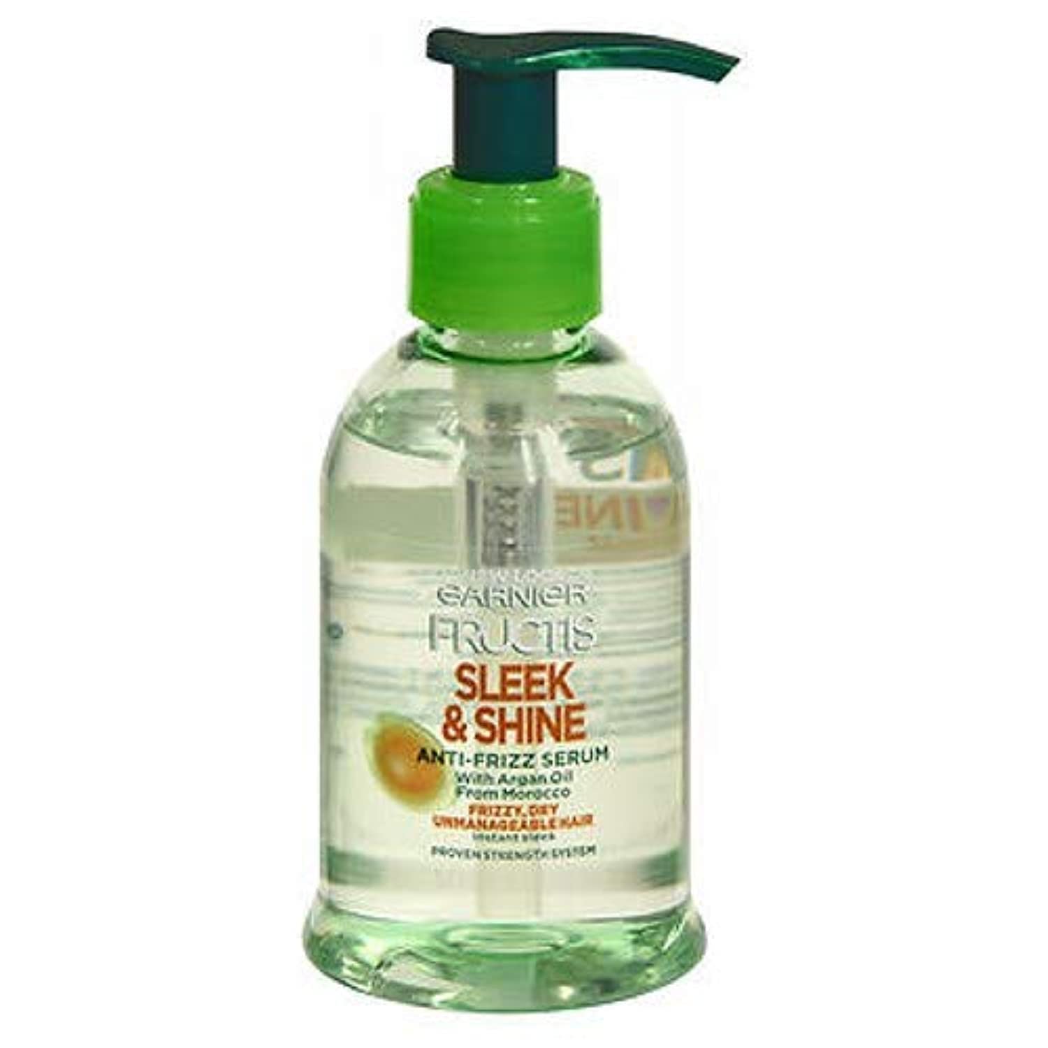 Garnier Fructis Sleek & Shine Anti-Frizz Serum for Frizzy, Dry Hair, Argan Oil, 5.1 Fl Oz, 1 Count (Packaging May Vary) Halalzen
