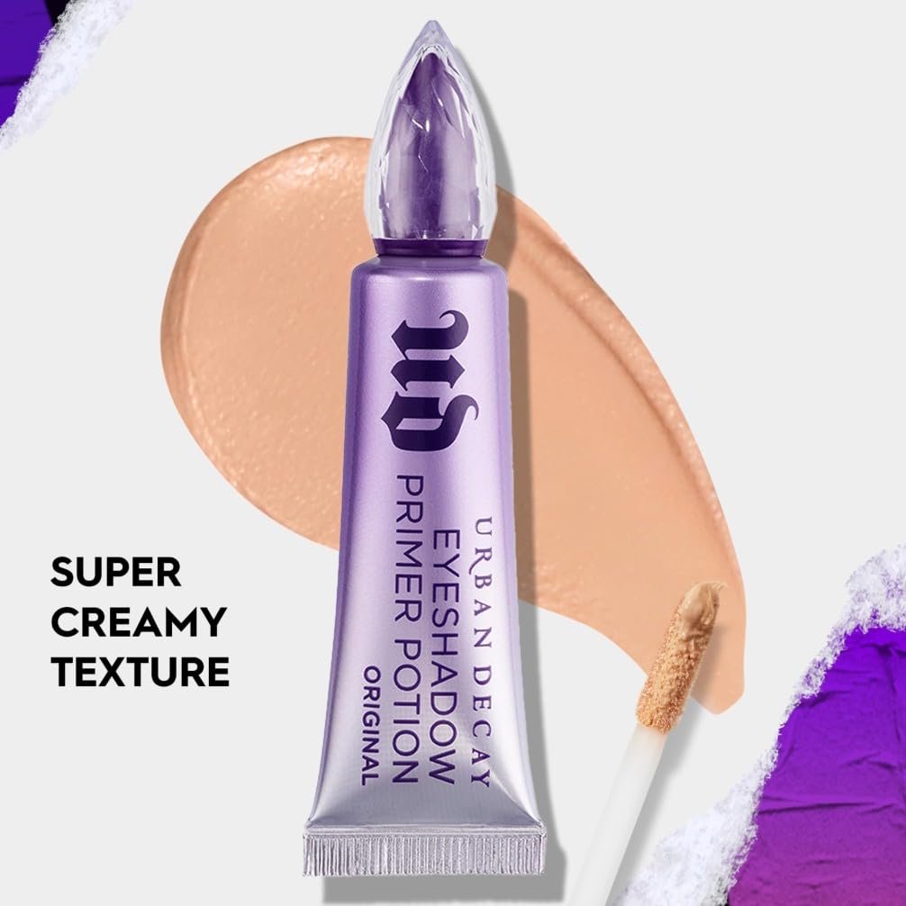 Urban Decay Eyeshadow Primer Potion, Long-Lasting Eye Makeup Primer, Creates Smooth Canvas and Vibrant Eyeshadow Colour Halalzen